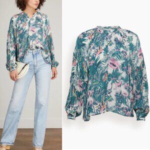 Chufy Ivy Blouse in Nulla Green Small